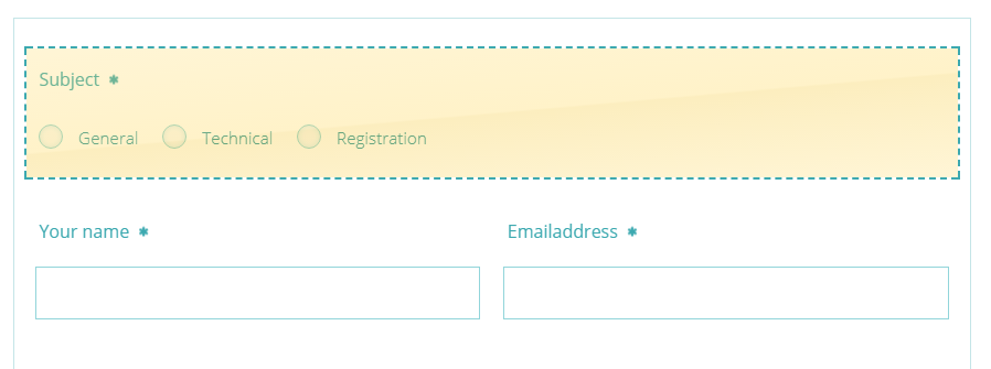 Advanced email delivery - form