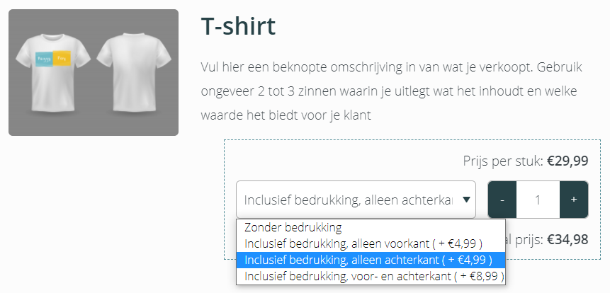 Productopties