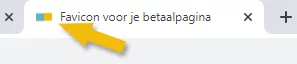 Wat is nou precies een favicon