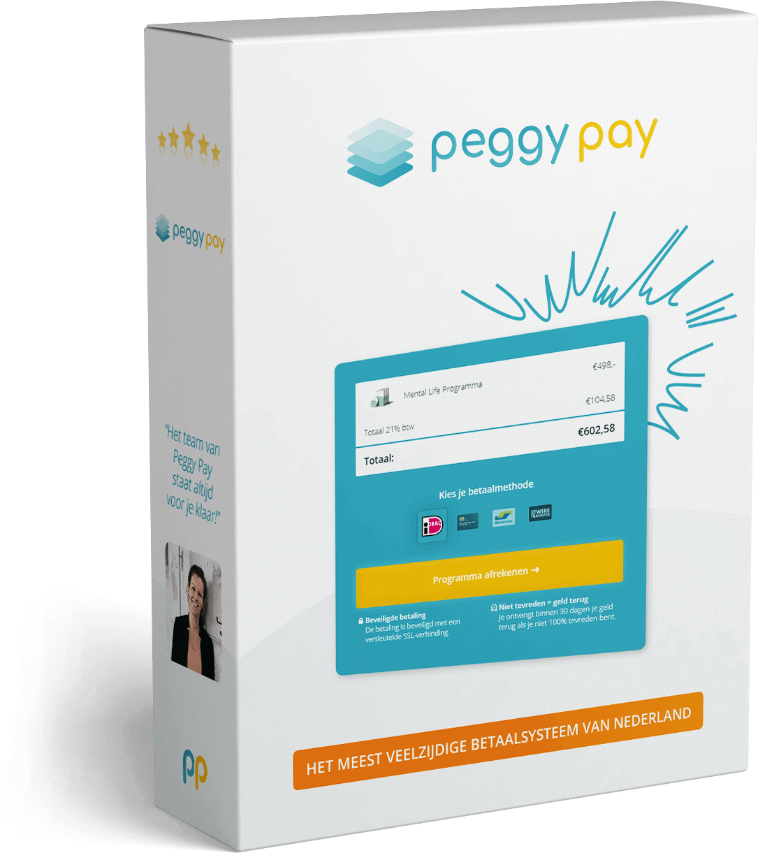Betaalpagina nodig? Registeer nu bij Peggy Pay voor een gratis proefperiode van 14 dagen